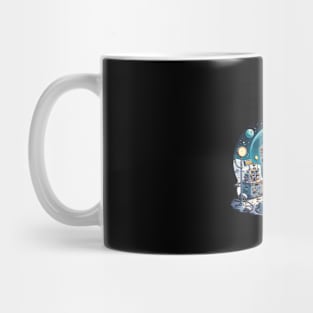 Mixing up a Universe Potion - Funny Cute Astronaut Mug